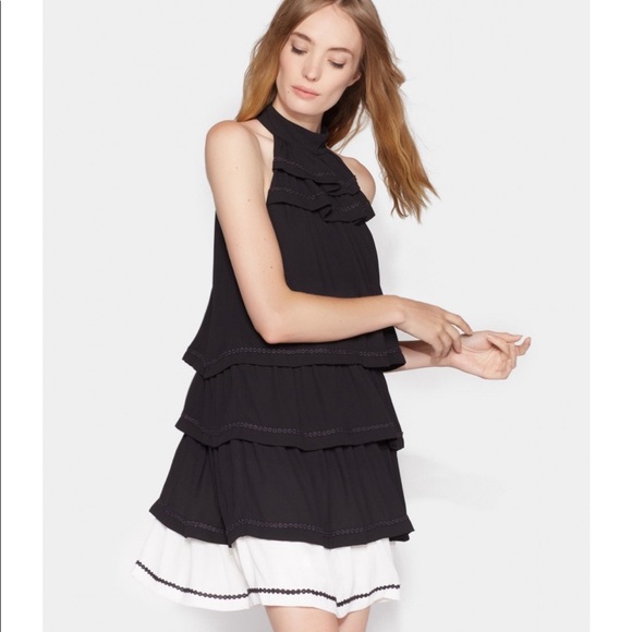 Halston Heritage Black&White Dress - Picture 1 of 6